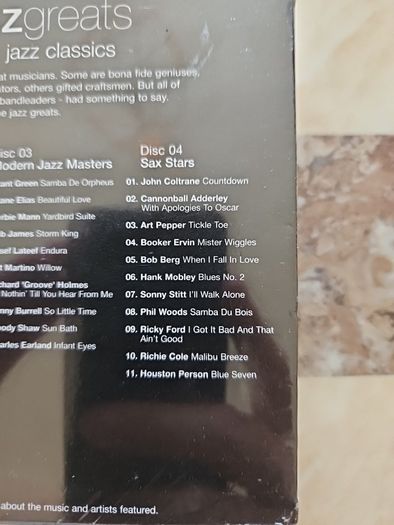 Simply Jazz Greats 4CD Boxset  (NEW)