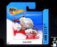 Hot Wheels Island Hopper Helicopter Hot Wheels 2014 Mattel Diecast HW City 46/250 Brand New Factory Sealed