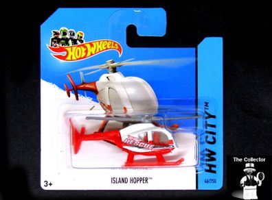 Hot Wheels Island Hopper Helicopter Hot Wheels 2014 Mattel Diecast HW City 46/250 Brand New Factory Sealed