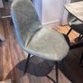 Grey dining table & chairs Image 4