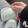 Blue Denim Monogram Skate Shoes Image 4