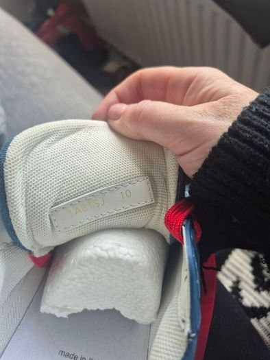 Blue Denim Monogram Skate Shoes