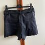 Next Black high waist shorts, size UK10 Image 4