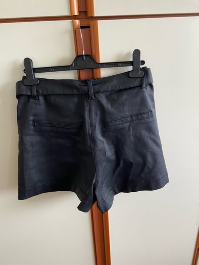 Next Black high waist shorts, size UK10