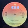 U2 - "Three" - 12" Vinyl  from 1979 - CBS 12-7951 - Second Release - Plain Black Sleeve, CBS Sunburst Labels Image 3