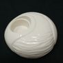 Belleek Living Porcelain Sandwave Ivory Tealight Voitive Candle Holders x2 Image 9