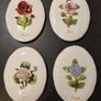 Coalport "Flower of the Month " Wall Plaques Image 2