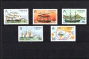 1988 Guernsey Golden Era of Shipping Commemorative Stamps Mint Never Hinged (MNH)