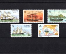1988 Guernsey Golden Era of Shipping Commemorative Stamps Mint Never Hinged (MNH)