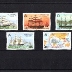 1988 Guernsey Golden Era of Shipping Commemorative Stamps Mint Never Hinged (MNH)