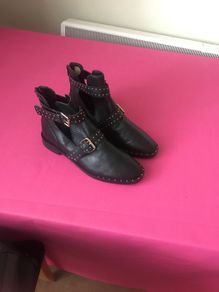 Anle boots  soft leather