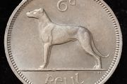 Ireland - 1959 - 6 Pence - Wolfhound - KM.13a - [400]