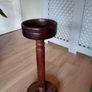 antique french mid century mahogany plant stand Image 10