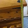 Solid Wooden Wine Rack Cabinet with Drawer and Glass Holders Image 7
