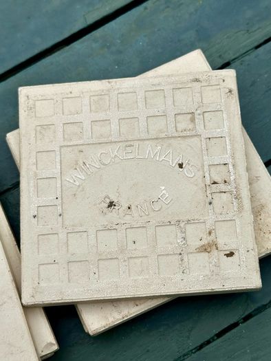 Wincklemans Cream Ceramic Tiles - 10cm x 10cm
