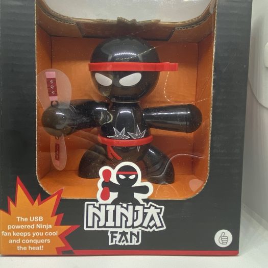 USB Powered Soft Blades Ninja Fan | Black