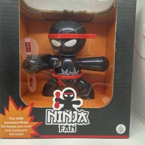 USB Powered Soft Blades Ninja Fan | Black
