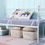 90 x 190cm Day Bed Frame, Single Bed with Headboard and Slatted Frame Image 4