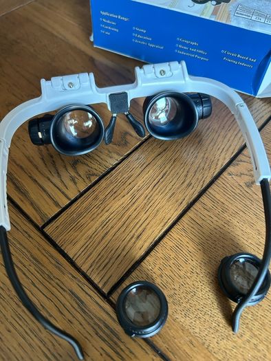 Micro electronics watch repair magnifying glasses