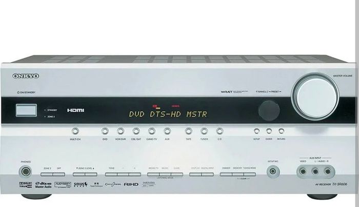 Onkyo TX-SR606 7.1 channel surround receiver silver