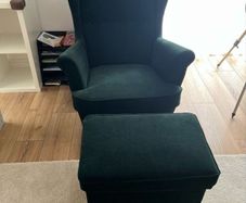 Armchair and Footstool