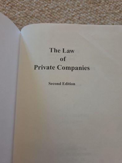 The Law of Private Companies