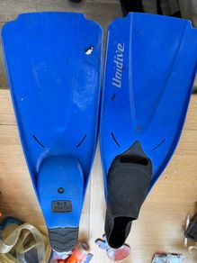 closed heel  fins 8-9