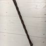 Twisted Spiral Wood Wand with Powerful Quartz Crystal Point & Agate Crystal Ball Image 2