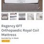 Regency 6FT Orthopaedic Royal Coil Mattress 20% off Image 5