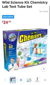 Wild Science Kit Chemistry Lab Test Tube Set  - Used Once