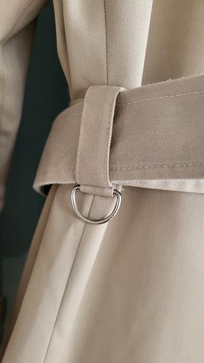 Vintage 1970's Dannimac trench coat Sz Fit 12 UK - See similar BURBERRY trench for 850 euro on Pre-Loved website