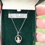 Vintage Sterling Silver Hallmarked 925 Necklace with a Pendant Image 4