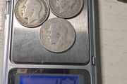 3 x Silver Shillings