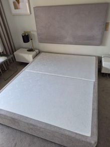 King Size Bed base and Headboard