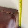 Brown leather couch Image 5