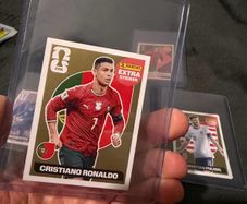 World Cup Panini Extra Sticker Cristiano Ronaldo GOLD