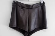New Boohoo Winona Wet Look Knicker Shorts