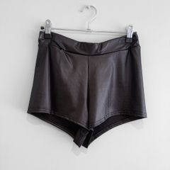 New Boohoo Winona Wet Look Knicker Shorts