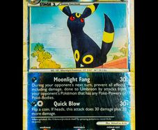 Umbreon 22/95 Reverse Holo Rare Eeveelution HeartGold & SoulSilver Call of Legends Pokemon Card
