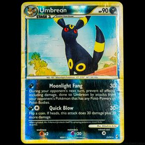 Umbreon 22/95 Reverse Holo Rare Eeveelution HeartGold & SoulSilver Call of Legends Pokemon Card