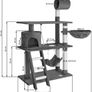 Cat Scratching Post with Many Cuddly - Free Delivery Nationwide Image 2