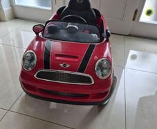 Rollplay Mini Cooper Push Along Ride-On Red Toddler Toy