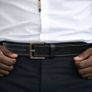 Unisex Premium Genuine Leather Belt Classic Stylish Waist Belt Durable Formal & Casual Designer Belt Image 8