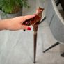 Unique Handmade Walking Stick, Collie Handle, Never Used Image 8