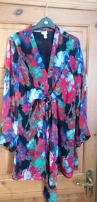 dress riverisland size 12 big fitting will suit 12 or 14 elasticated waist to back worn once