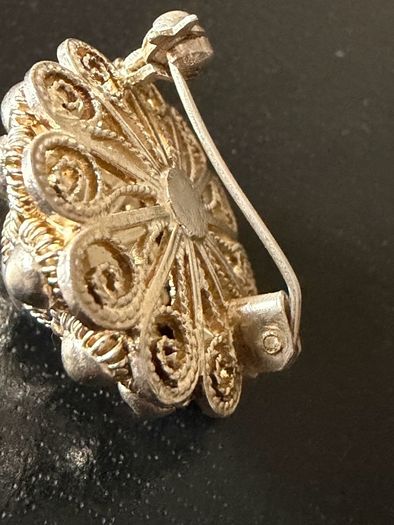 Silver brooch