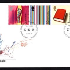 1999 Great Britain Millennium Projects The Artists' Tale Commemorative Stamps Royal Mail Addressed First Day Cover (FDC)