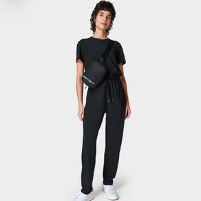 Sweaty Betty Explorer Short-Sleeve Jumpsuit - Black Size Small (UK 10 / EU 38)