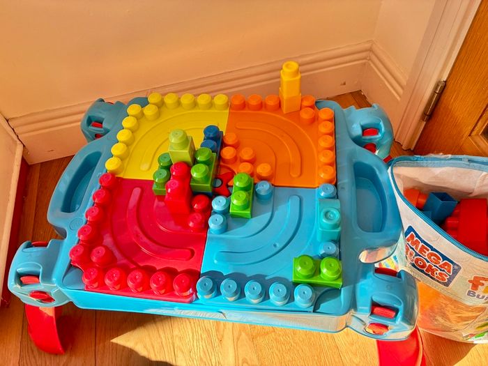 Duplo table and blocks