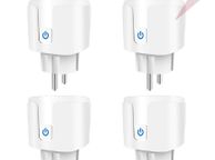 main image for ad Smart Socket EU 20A AC100-240V Wifi Smart Plug Power Outlet, Alexa Google Home Voice Control, For Tuya Smart Life APP